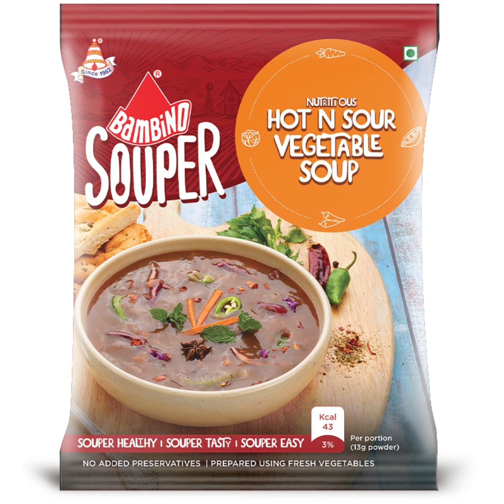 Bambino Hot 'n' Sour Vegetable Soup (40gm)