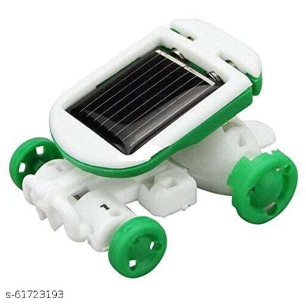 JP BROTHERS 6 in 1 Educational Solar Energy Powered Toy Robot Kit Boat car for Kids/ Toys - Model Building Learning Science School Projects Kids Boys Girls Gift Age 6+ Game Multicolor