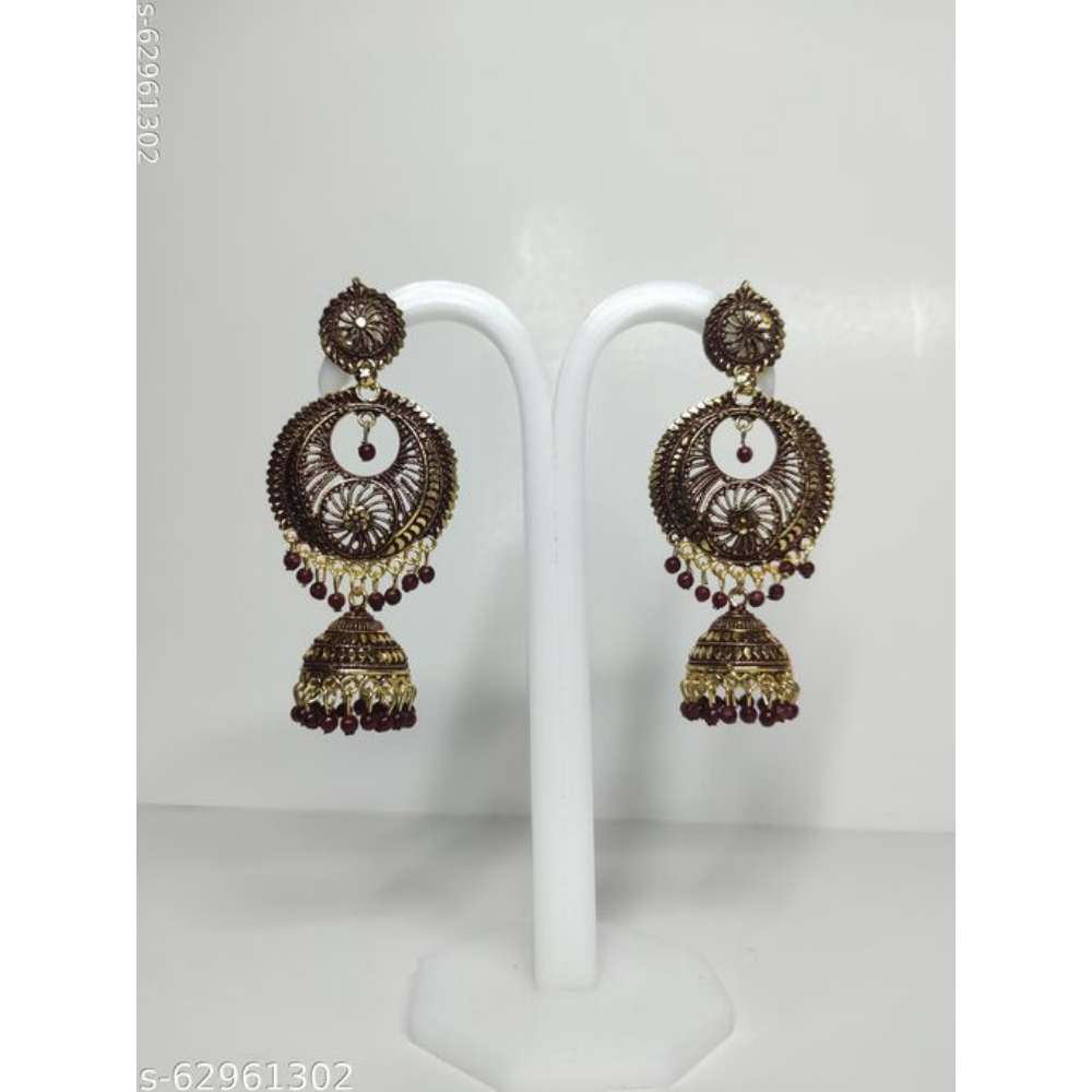 Coloured Jhumki Earring