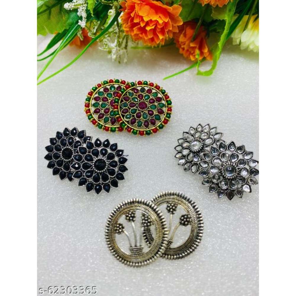 4 Set of Studs Combo Offer Earrings & Studs