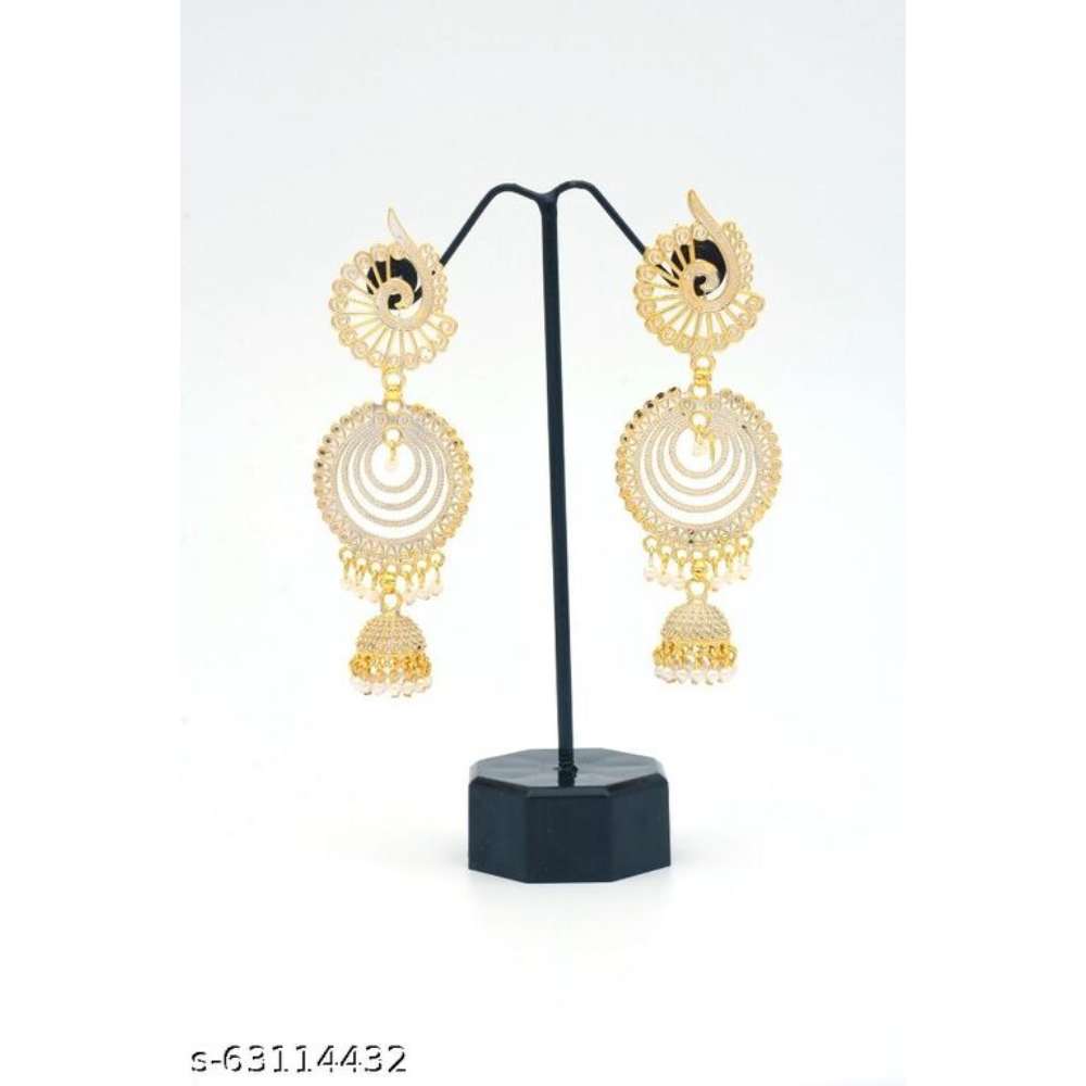 Trendy Long Chandbali Jhumki Earrings