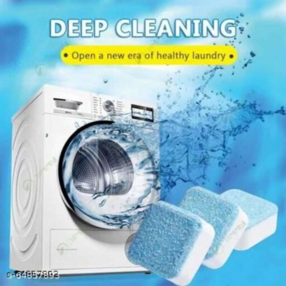 WAIT2SHOP Anti-Bacterial Washing Machine Tank Cleaner Effervescent Tablet for All Company Front & Top Load Machine,Descaling Powder Tablet Perfectly Cleaning Tub & Drum Stain Remover (20 Tablet)