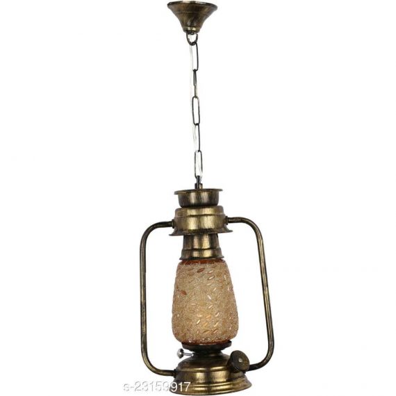 Somil Antique Pendant Hanging Lantern Lamp Light With Colorful Glass Perfect Match Of Trading And Traditional