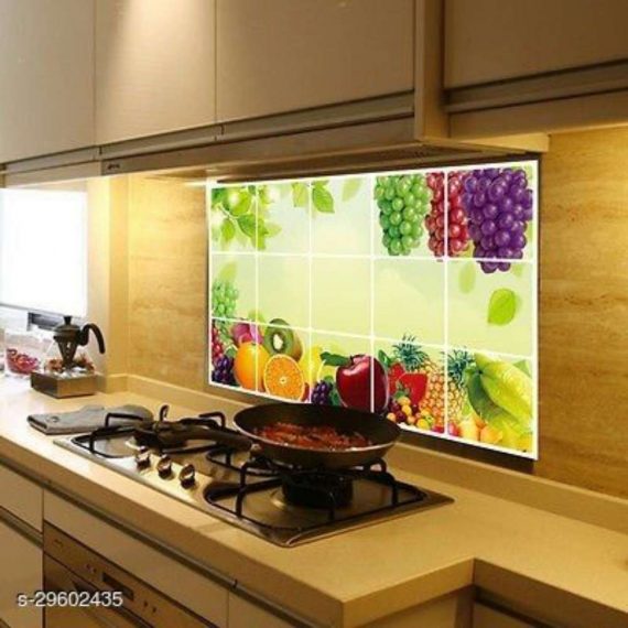 Extra Large Kitchen Oilproof Removable Wall Stickers Art Decor Home Decal 60x90CM (Pack of 1)