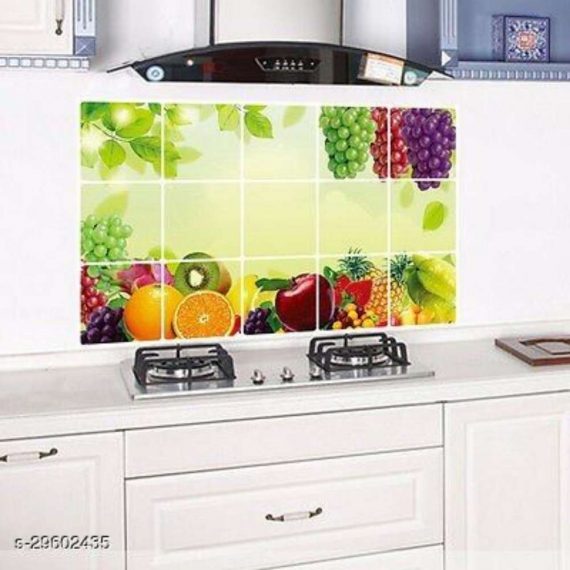 Extra Large Kitchen Oilproof Removable Wall Stickers Art Decor Home Decal 60x90CM (Pack of 1)