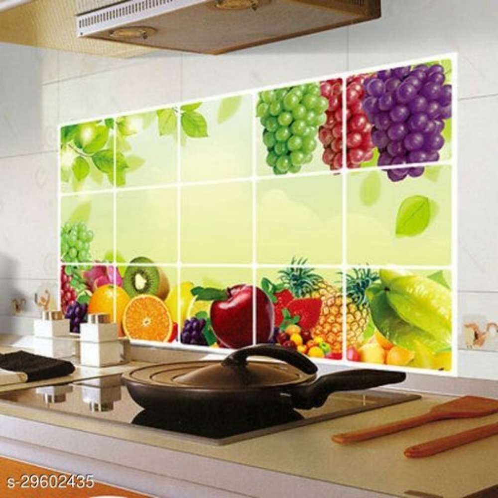 Extra Large Kitchen Oilproof Removable Wall Stickers Art Decor Home Decal 60x90CM (Pack of 1)