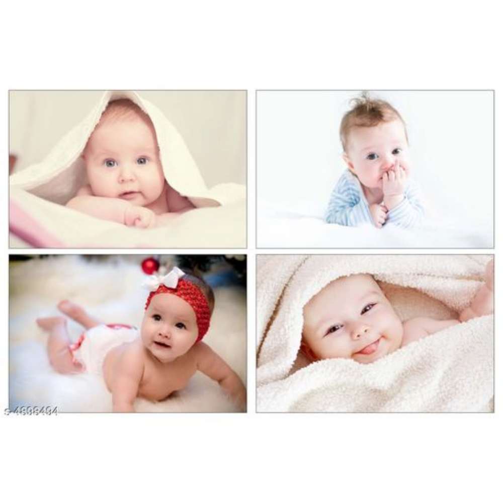 Posters of cute little smiling babies and toddlers