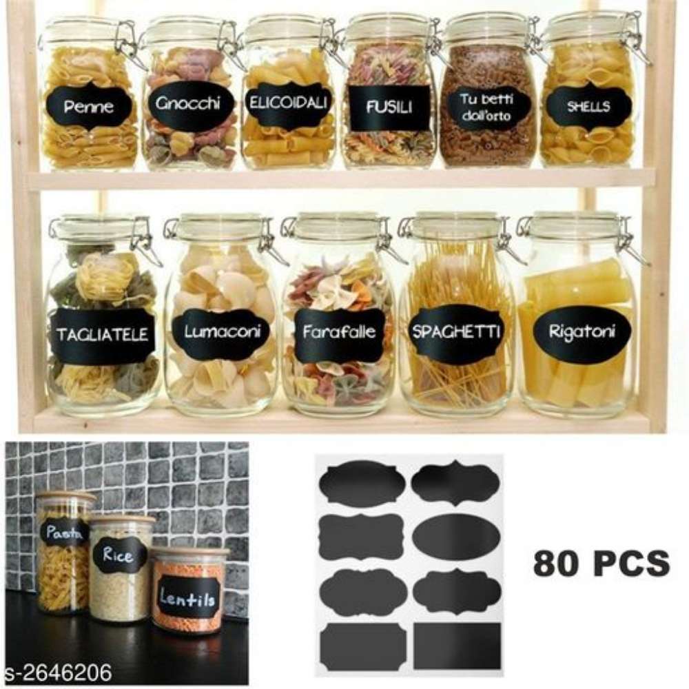 Wall Attraction Blackboard & Chalkboard Stickers (Pack Of 80)