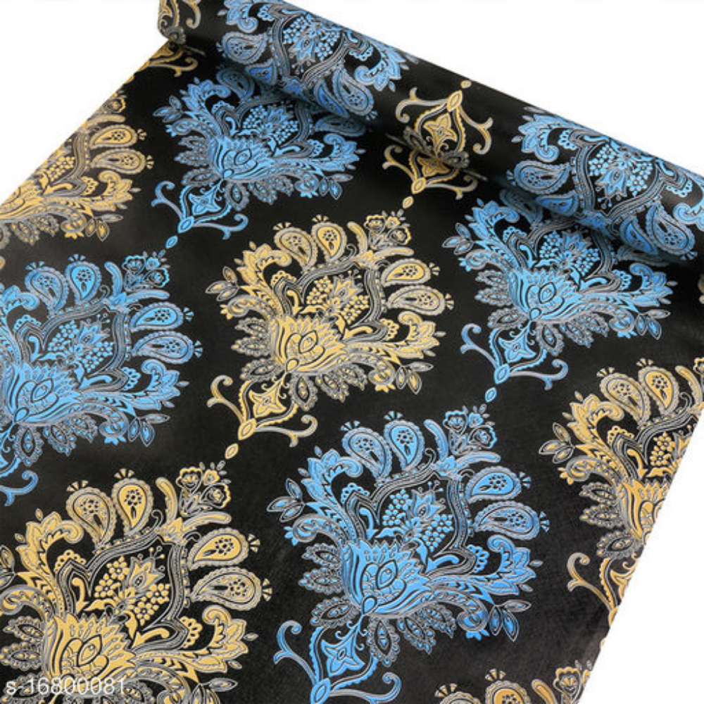 Oren Empower HY9172 Multicolored Floral & Botanical PVC Vinyl Waterproof Wallpaper (W - 45cm, L - 330cm)