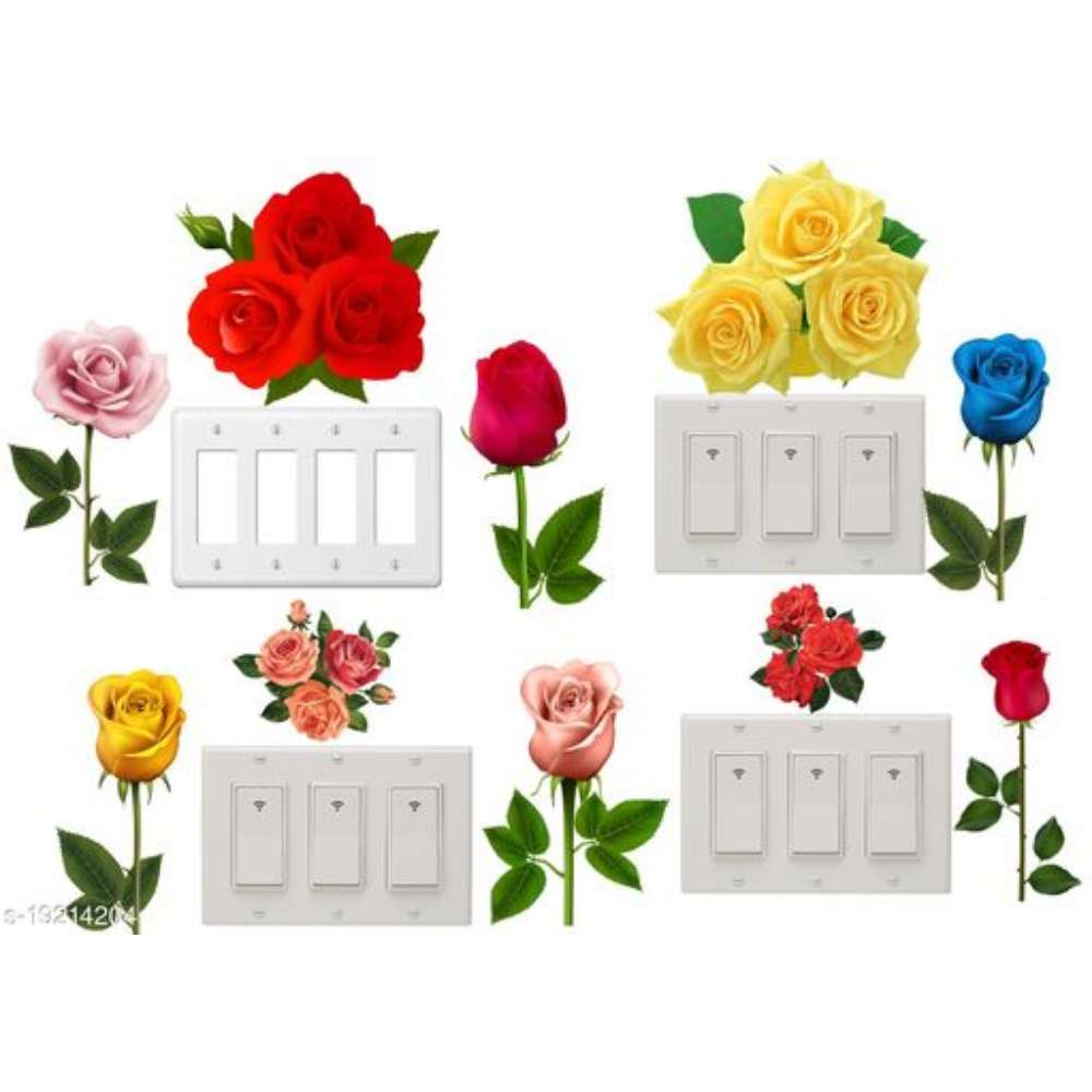 Kamya home Décor switch board wall Sticker & Decal