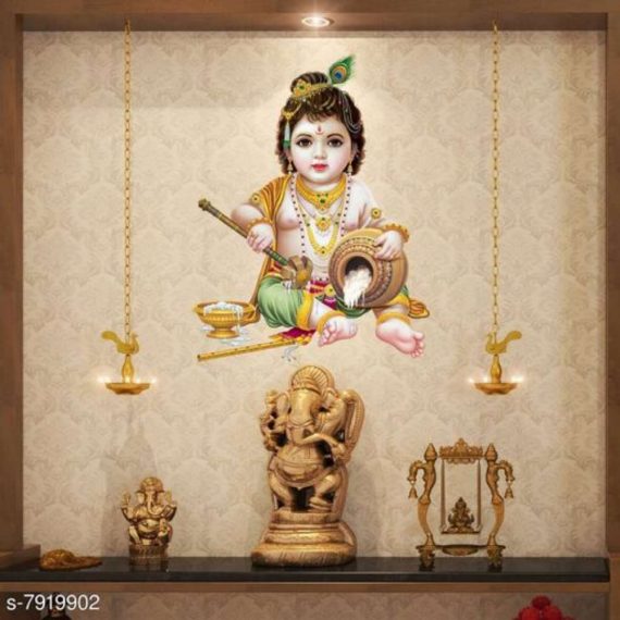Rangoli Large Wall Sticker Waterproof and 45x50 cm Size