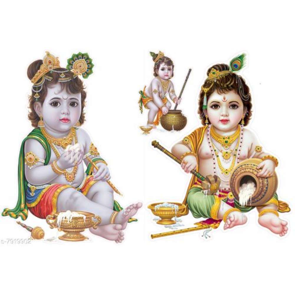 Rangoli Large Wall Sticker Waterproof and 45x50 cm Size