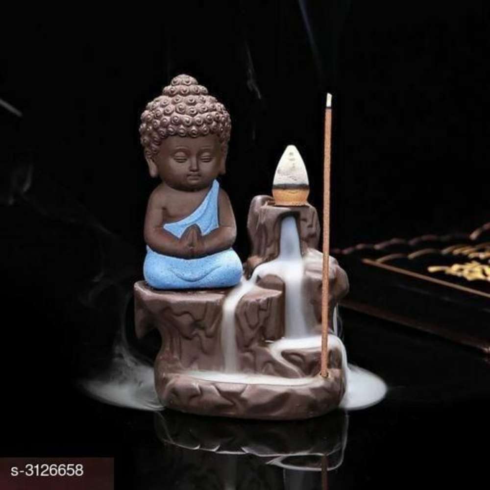 Budha Ceramic Smokey Fog Fountain Gift