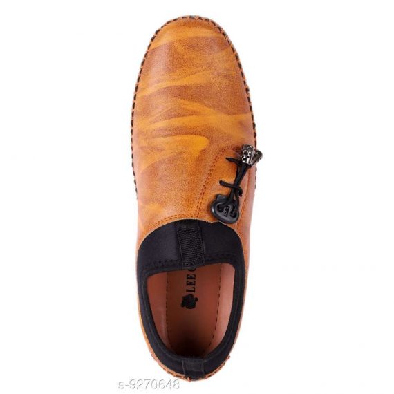 LeeGalaxy Tan Stylish and Comfortable Smart Casual Shoes for Men's