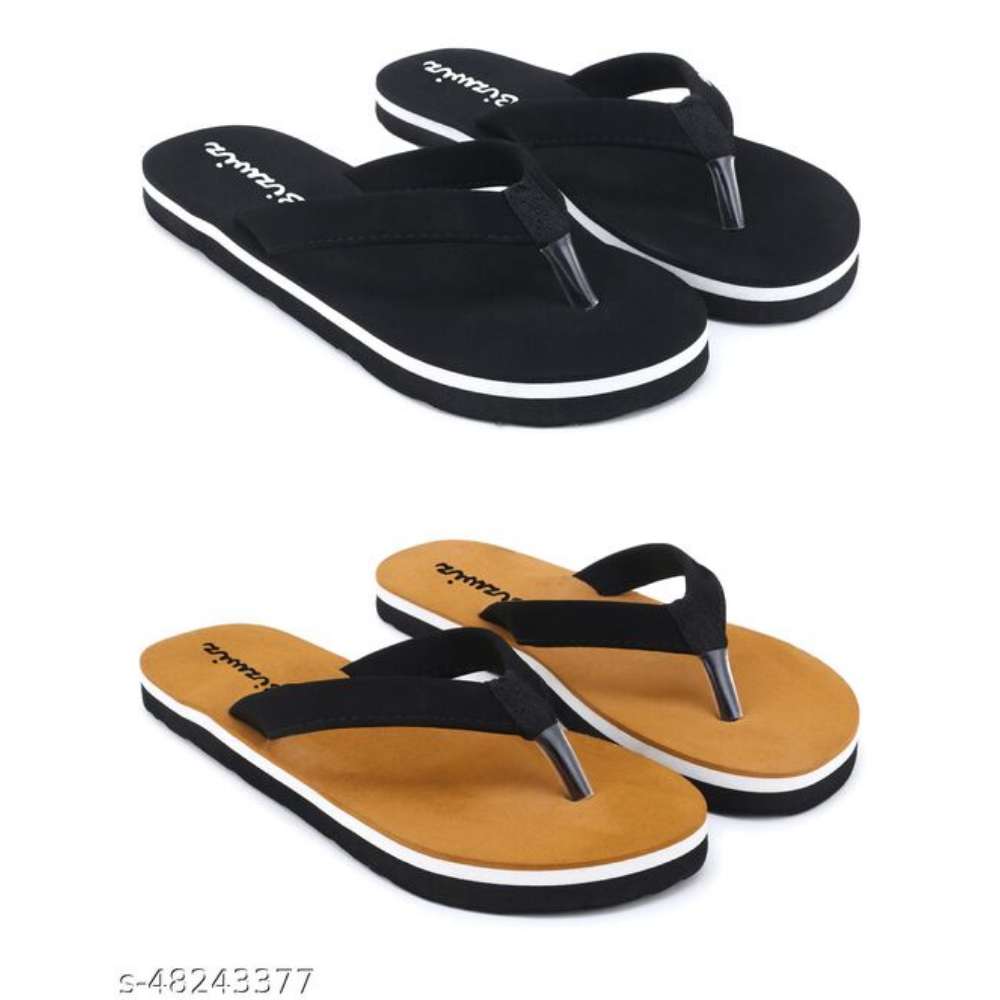 Fabulous Extra Soft Fabrication Slippers/Flip Flop for Women & Girls Combo of 2