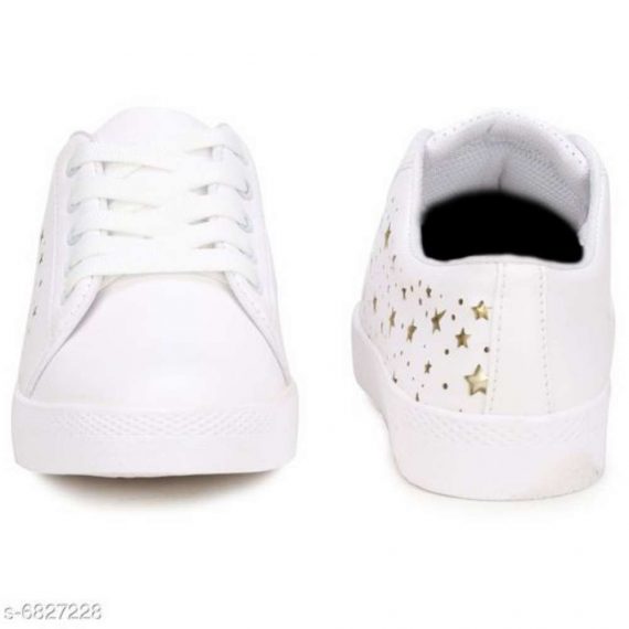 Classy Women's White Sneakers
