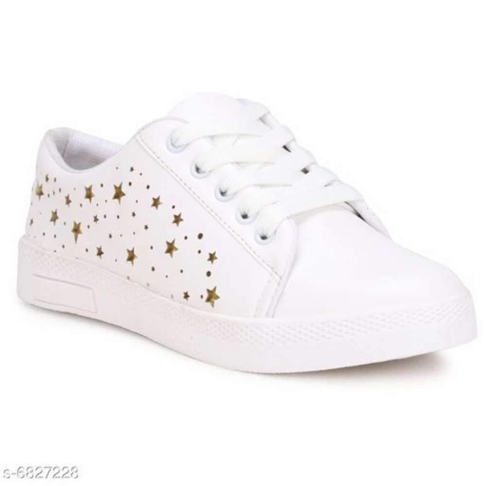 Classy Women's White Sneakers