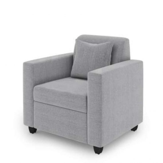 Fabric 3 + 1 + 1 Light Grey Sofa Set (Delivery condition - DIY(Do-It-Yourself))