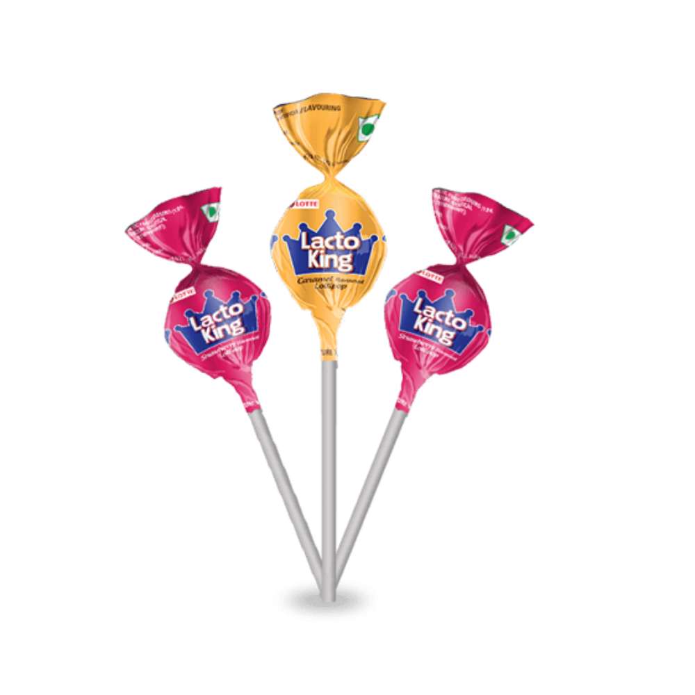 Lotte Lacto king Lollipop (Pack of 100)