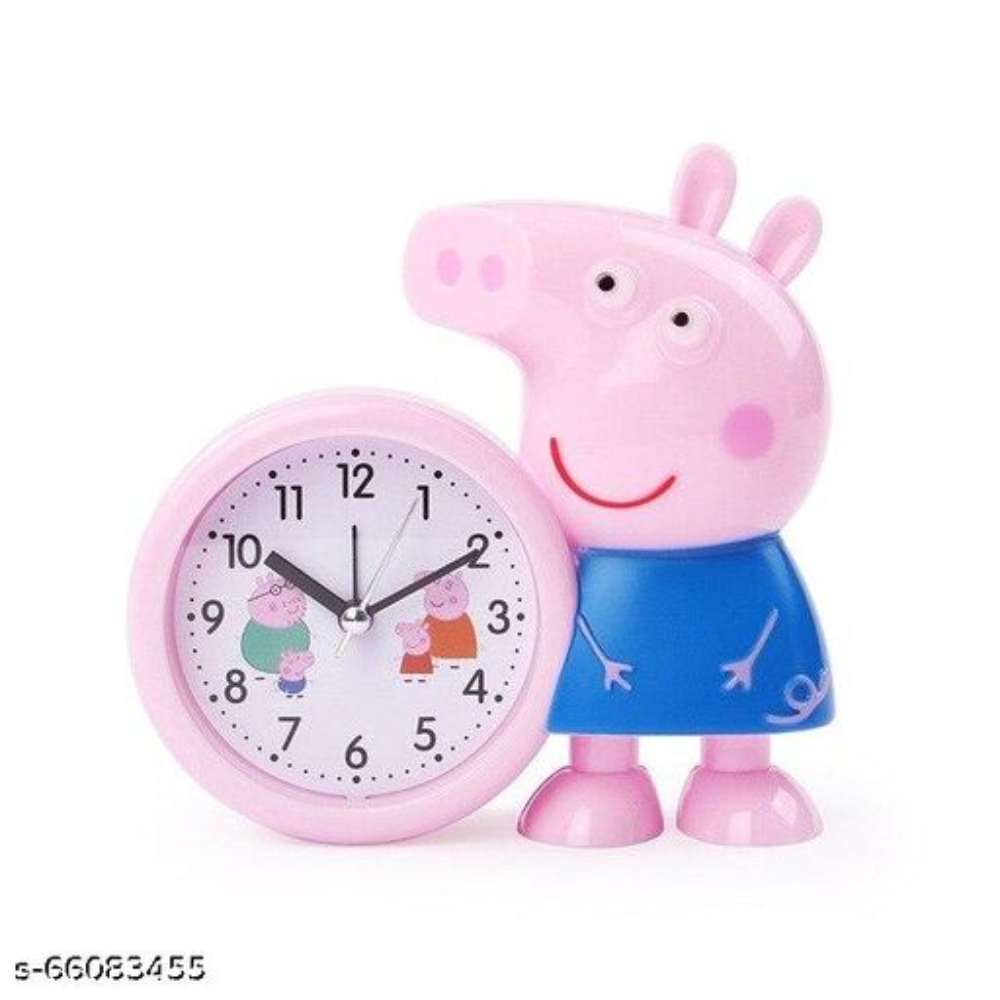 SOFTLINE Pink Pig Clock -1 PC(Random Color Will BE Send)