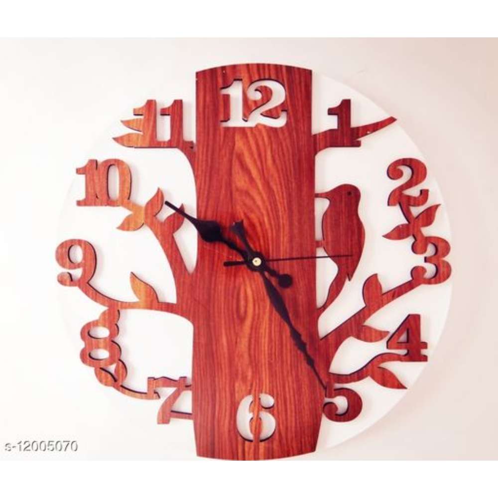 Trendy Wooden Wall Clock For Home Design