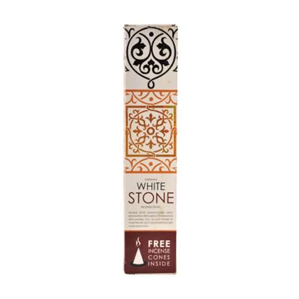 Darshan White stone Incense Sticks