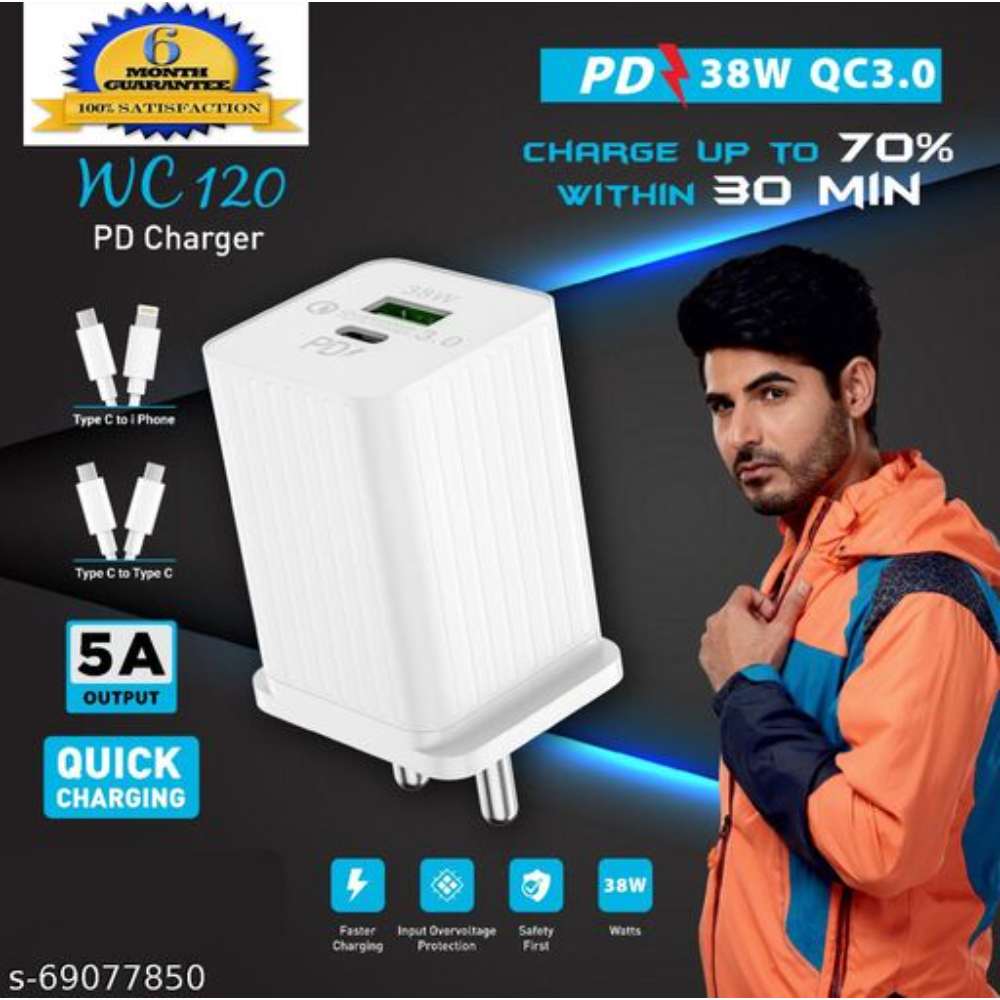 38 W QC 3.0 AROMA CHARGE TO 70% WITHIN 30 MIN