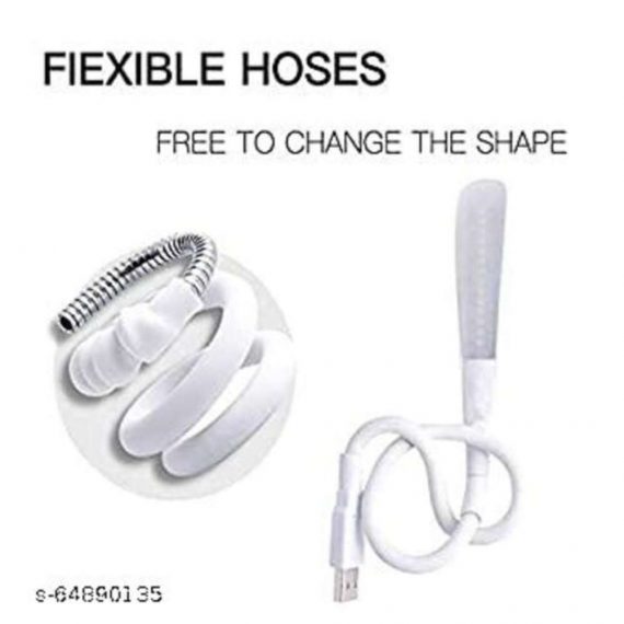 WESTA IMPEX USB LED Flexible Adjustable Table Lamp for Reading, Working on PC, Laptop USB Light Lamp (White)
