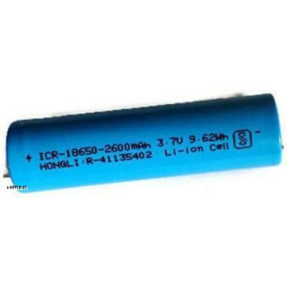 HUMSER 3.7V Lithium-ion 2600Mah 18650 Rechargeable Headless Battery/Cell (Pack of 1, Color- Blue)