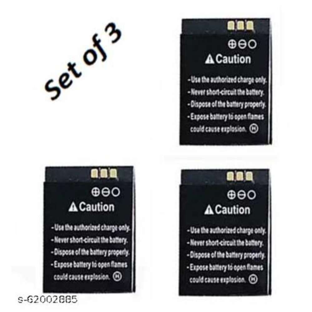 380mAh LQ-S1 Battery For Smart Watch (Set of 3)