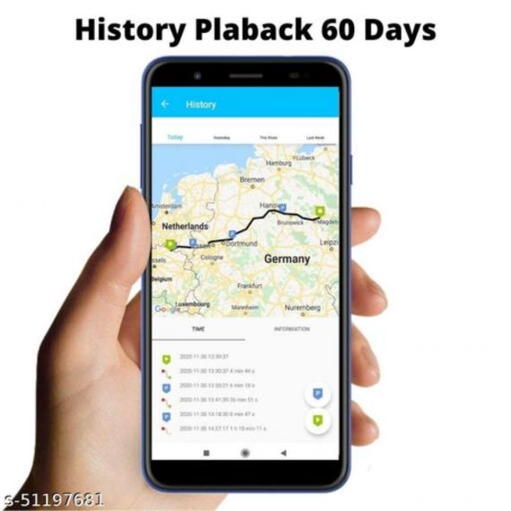 V5 GPS Tracker for Bike Car with Engine Lock Anti-Theft Calling Alert 5 Year Replacement