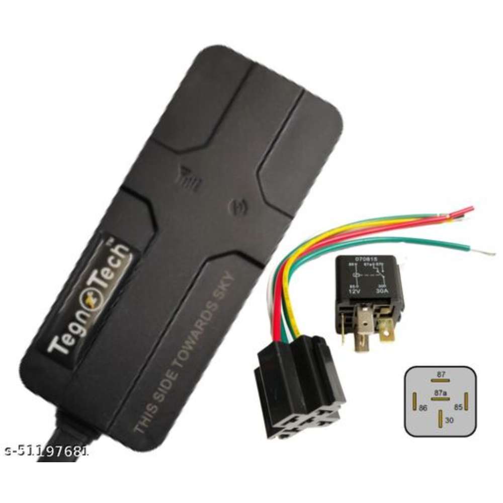 V5 GPS Tracker for Bike Car with Engine Lock Anti-Theft Calling Alert 5 Year Replacement