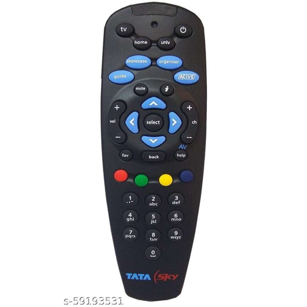 Focus Tata Sky DTH Remote Control Without Recording Feature, Works for Tata Sky SD/HD/HD+/4K DTH Set Top Box Remote Control