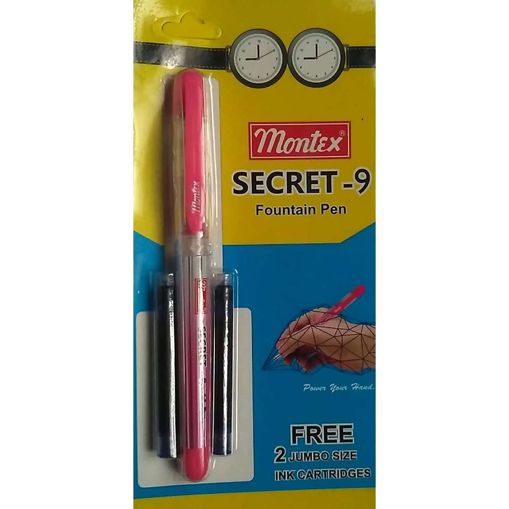 Montex Secret-9 Fountain Pen - Pack of 6