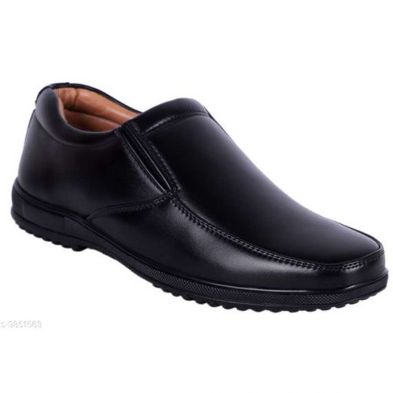 Trendy Men's Black Formal Shoes