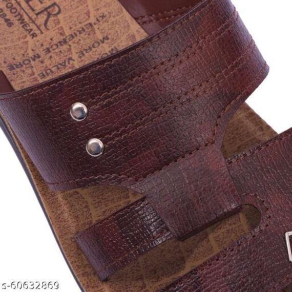 WIRMON VAJEER Branded Relaxed Trendy Stylish PU sole Synthetic Leather Upper Sandal For Men