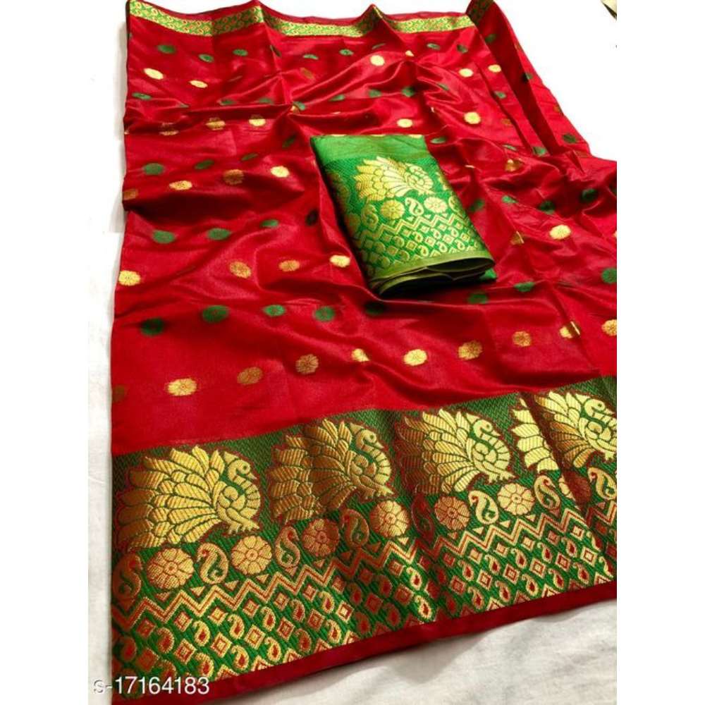 PANIHARI SAREEE BUTI red
