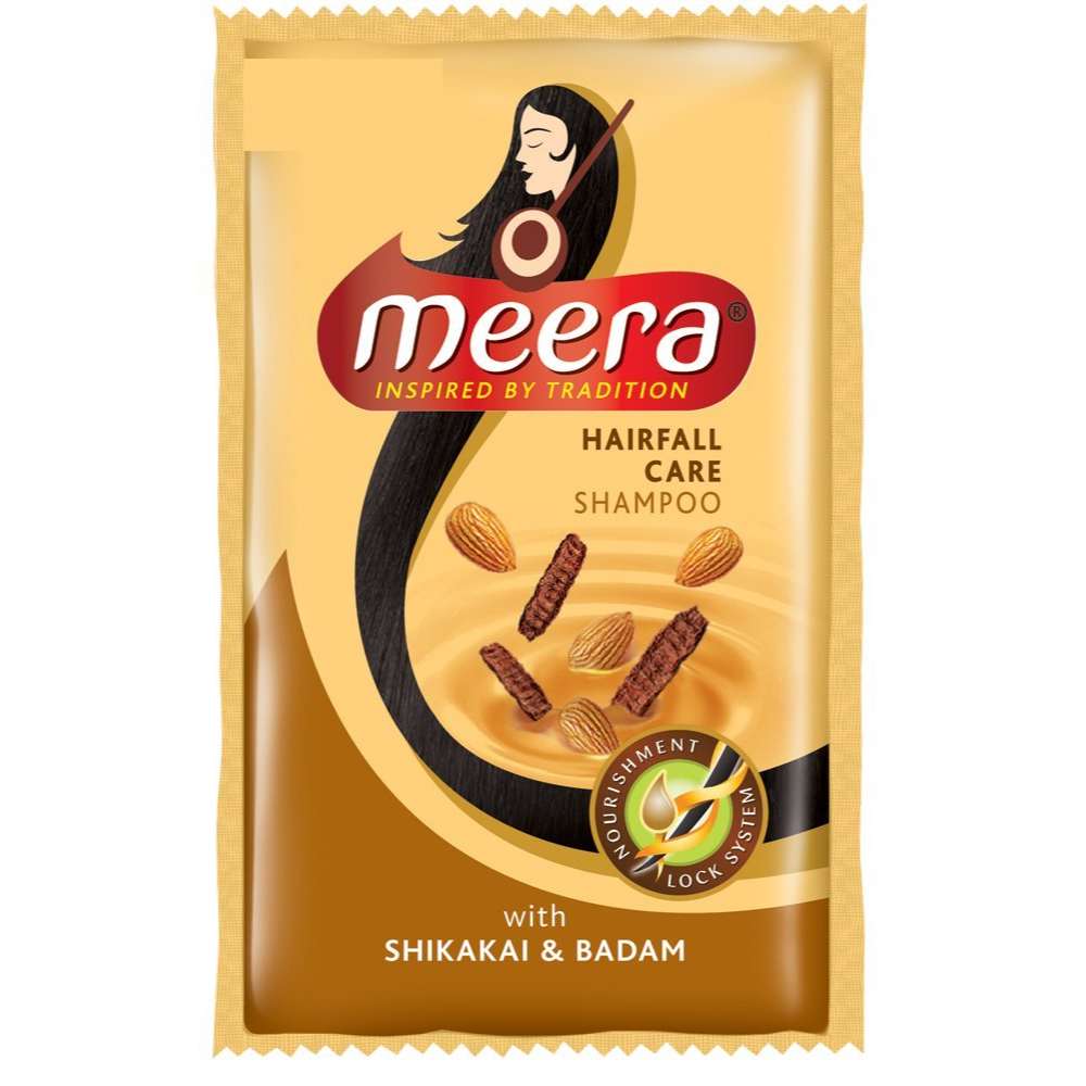Meera Hairfall Care Shampoo, 4ml+1.5ml (Pack of 60)