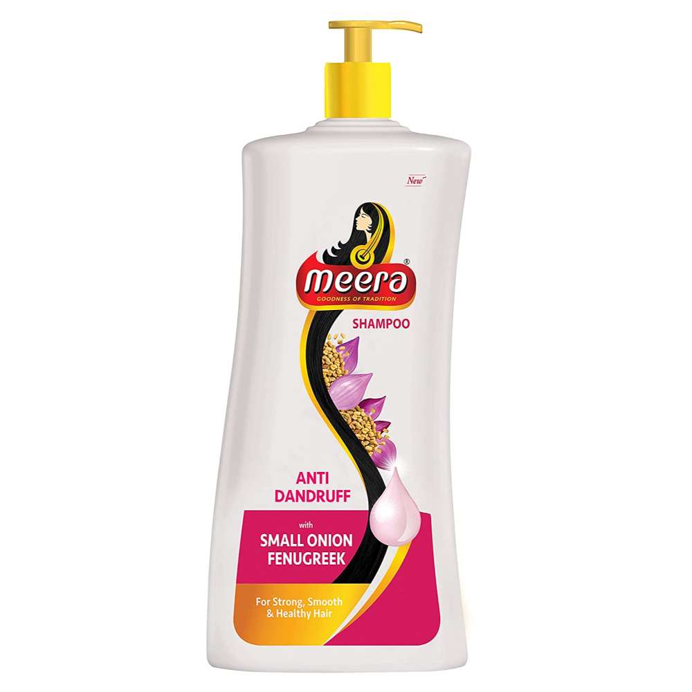 Meera Anti Dandruff Shampoo, With Goodness Of Small Onion and Fenugreek, For Men And Women, 650ml.