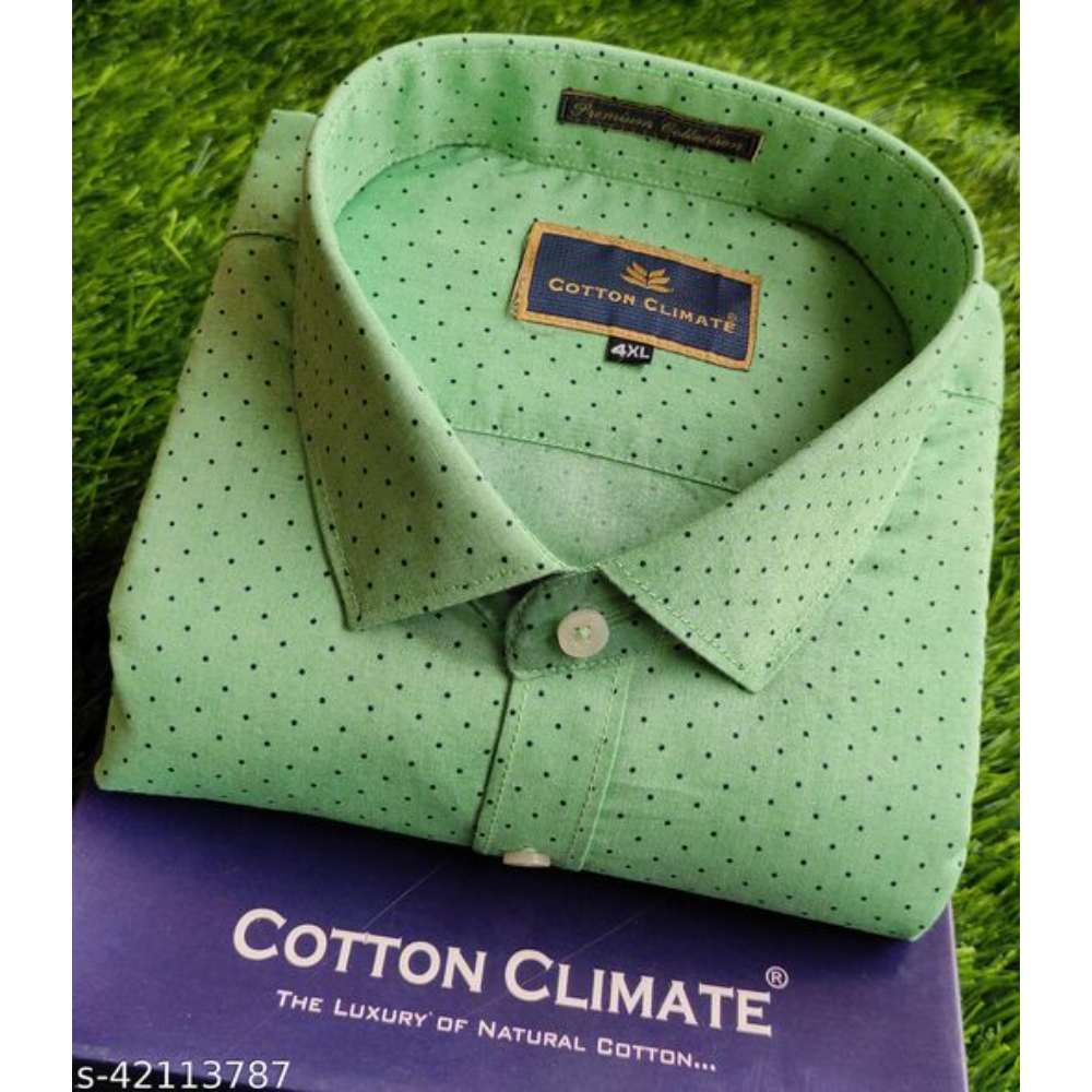 Mens 100%Cotton Oxford Printed Shirt