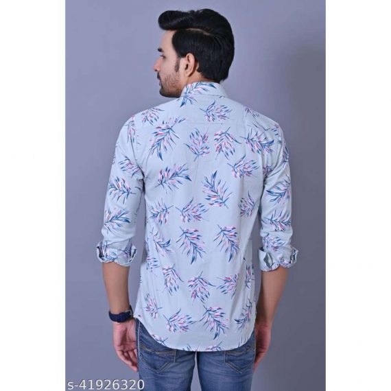 Men Cotton Printed Shirt