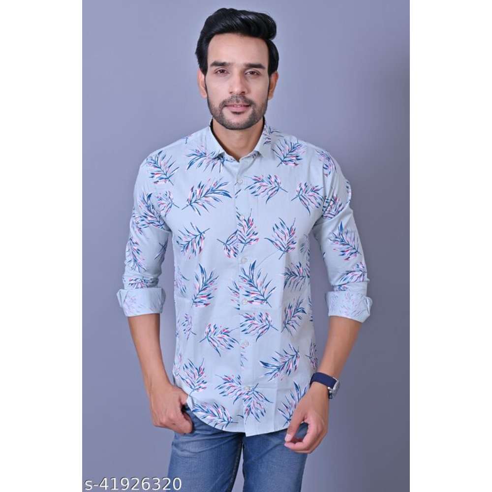 Men Cotton Printed Shirt
