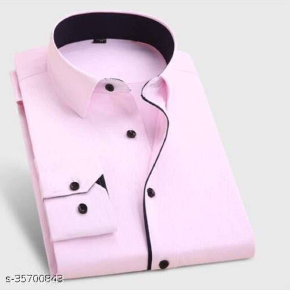 Fashion Corner Men's Heavy Formal Plain Shirt.