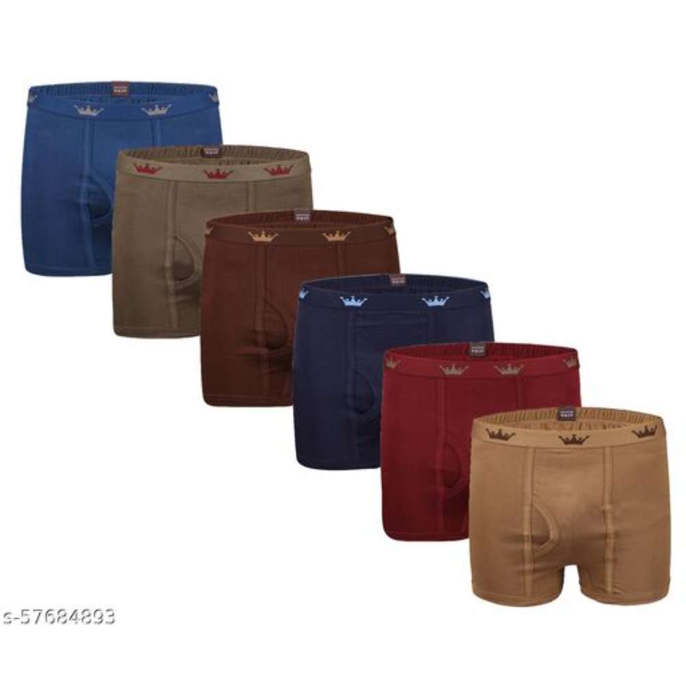 ELK Mens Cotton Trunks Multicolor (Pack of 6)