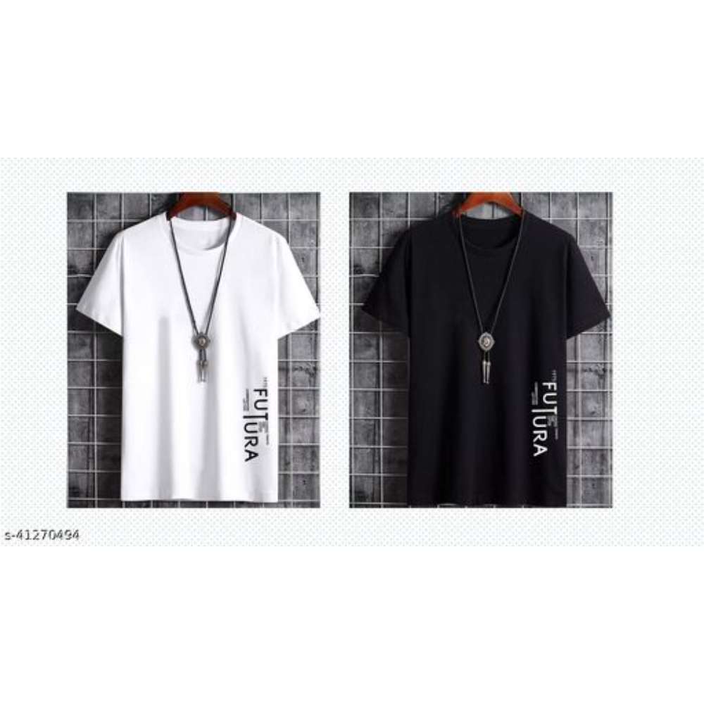STELINO"Trending" Multicoloured Half T-Shirt Combo for Men