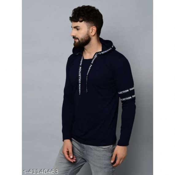 REE RAA Typography Hooded Tshirt for Mens