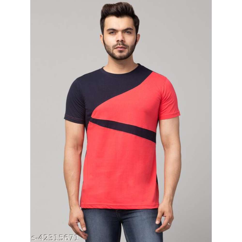 Round Neck Half Sleeve Trendy Men tshirt