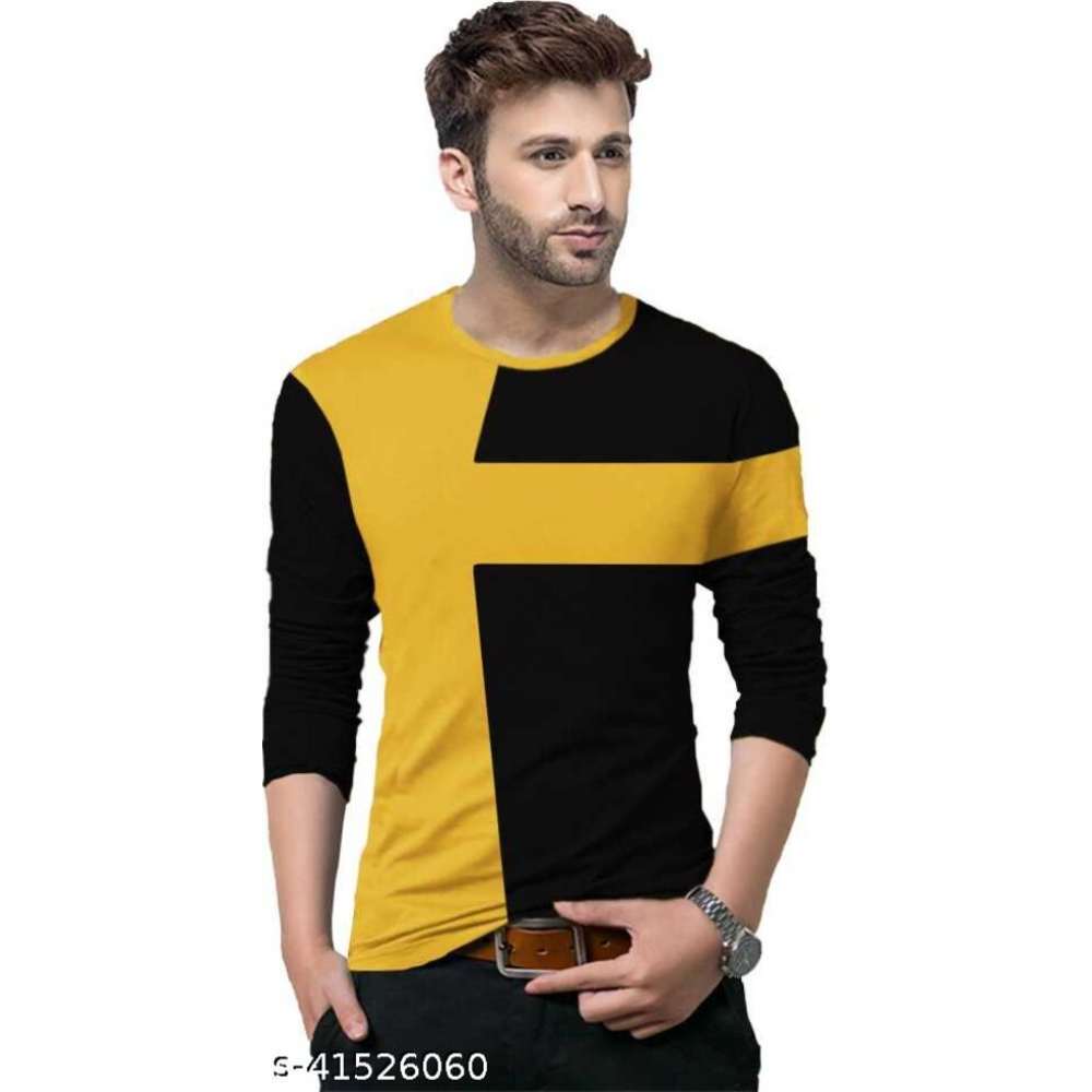 Full Sleeve Round Neck Trendy Men Tshirt