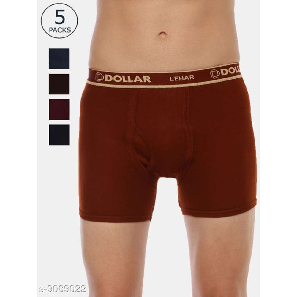 Pack Of 5 Mens Interlock Trunk