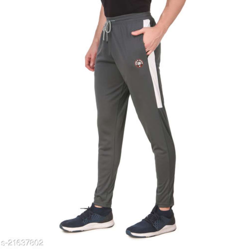 Men's Polyester and Lycra Track Pants for Gym || Yoga|| Active-wear || Sportswear|| Cycling||Running
